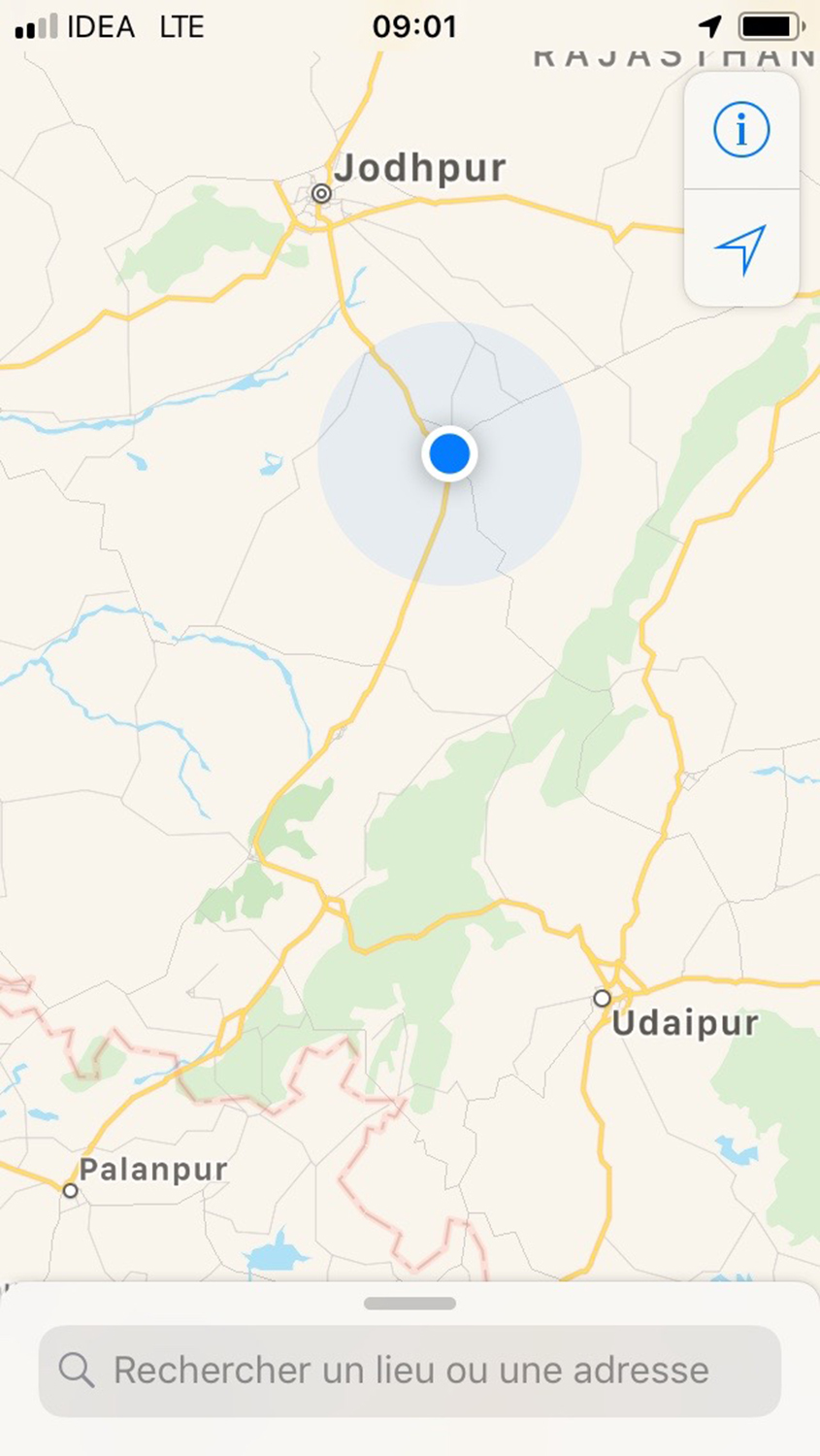 En route
