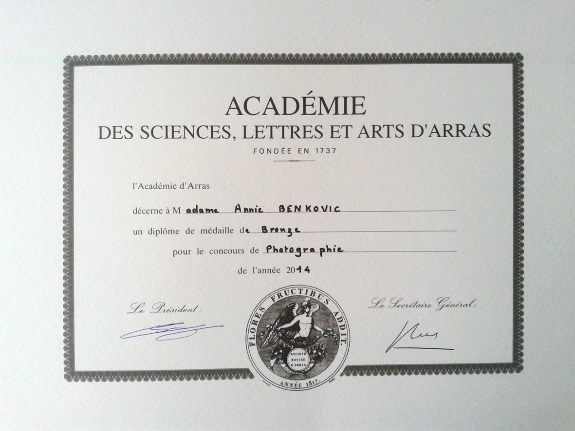 Diplôme Concours Académie d'Arras 2014