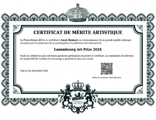 Luxembourg art prize 2024