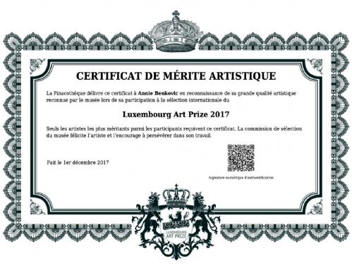 Luxembourg art prize 2017